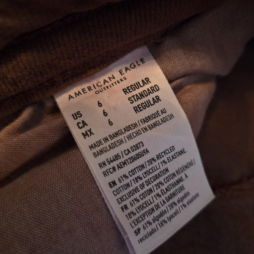 American Eagle Outfitters Terracotta Trousers